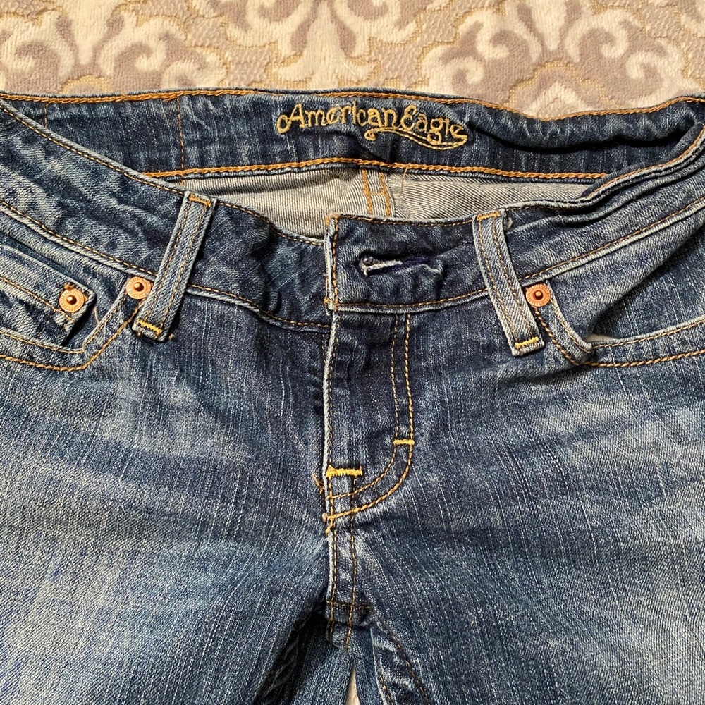 AE Straight 77 Jeans sz 0